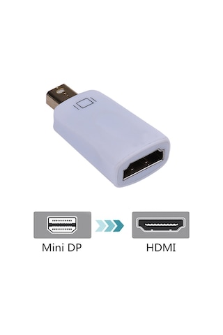 Thunderbolt to HDMI Mini Displayport to Hdmi Apple Uyumlu MacBook TV LCD