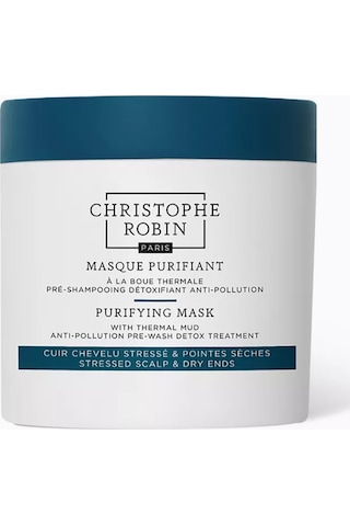 Christophe Robin Termal Çamurlu Arındırıcı Maske 250 Ml. Saç Derisi Dengeleyici & Besleyici