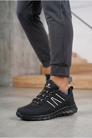 Vojo Aspendos Ultra Hafif Taban Erkek Sneaker Spor Ayakkabı 267800001903 01 Siyah