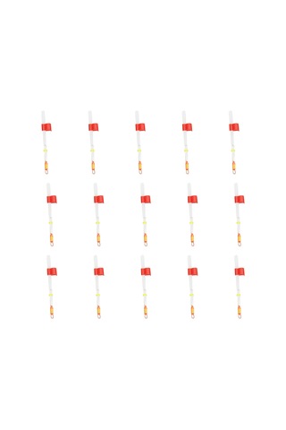 Xindoker Küçük Boy Beyaz Abssuzak Ucu 15 Adet - Kış Balıkçılığı İçin Elverişli, Hafif Ve Dayanıklı, Buzağı Balıkçılık Kamışlarıyla Uyumlu, 70mm Uzunluk