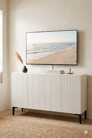 Ka1214b Zeynep Konsol Ve Tv Sehpası Beyaz 120cm
