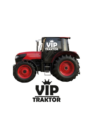Vip Traktör Sticker 40x29 Cm