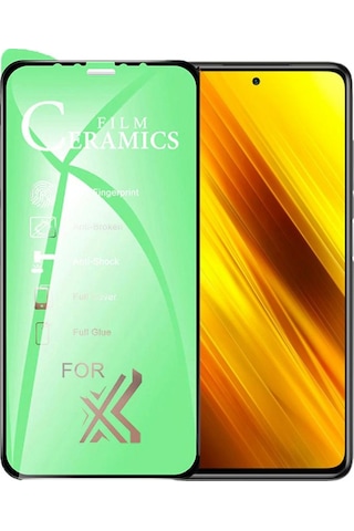 Poco X3 Nfc Ekran Koruyucu 9d Seramik Nano Kırılmaz Cam