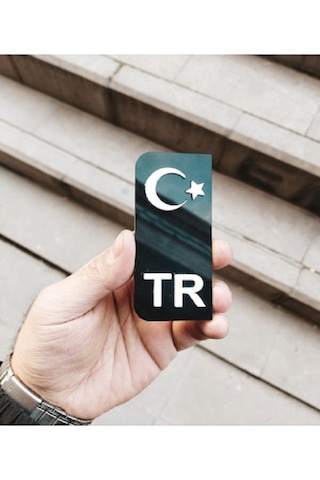 Siyah Bayrak Plakalık Logosu Pleksi