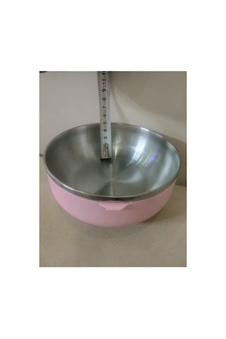 Beslenme Taşıma Kabı Sefer Tası Paslanmaz Çelik İç Kaplama Sızdırmaz Kilitli Kapak 500 Ml Pembe