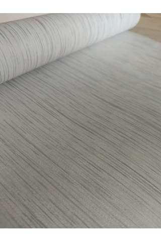 Açık Gri Üzerine Gümüş Detaylı Silinebilir Sade Duvar Kağıdı 5m2