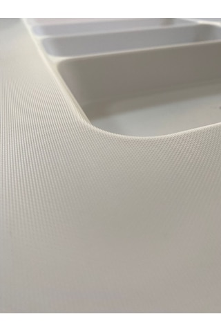 60x45 Cm. 5 Gözlü Beyaz Çekmece Içi Kepçelik 60 40 Cm'e Kadar Kesebilirsiniz