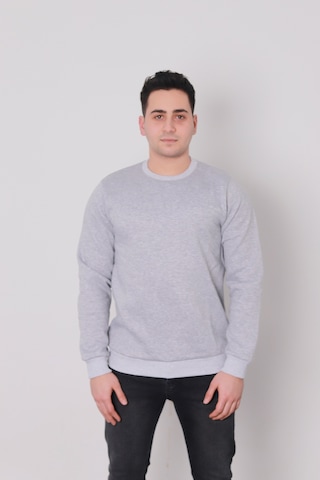 Fk Fashion Fkfashion Sweatshirt 22FK0119 Açık Gri