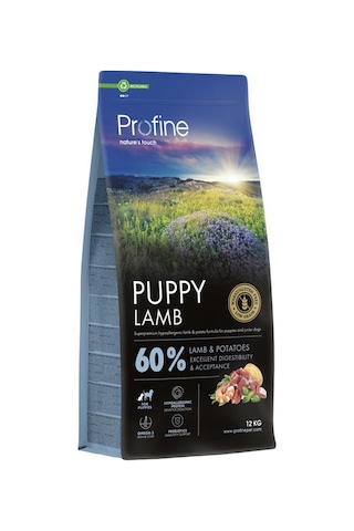 Profine Gluten Free Puppy Lamb Glutensiz Kuzu Etli Yavru Köpek Maması 12 KG