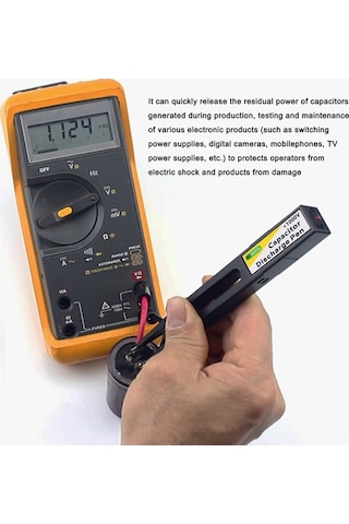 Trendooze Yüksek Voltaj Ucu Ucu Ucu Taşınabilir Sabit Onarımlar Kapasitör Hızlı Elektronik Boşaltma Boşaltma Boşaltma Boşaltma Aracı 1000v Dd