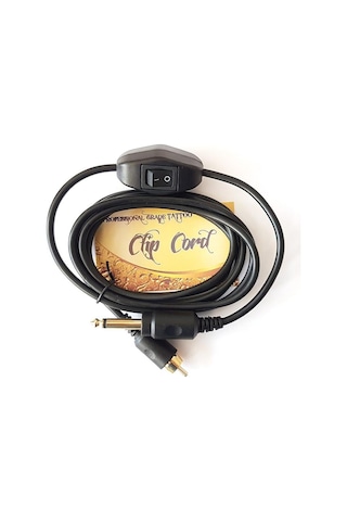 Rca Pen Makine Kablosu Anahtarlı - Siyah Clipcord