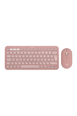 Pebble 2 Kablosuz Klavye Mouse Seti, Sessiz Taşınabilir, Özelleştirilebilir, Logi Bolt, Bluetooth, Windows, Macos, Apple Uyumlu İpados Chrome İçin Easy-switch, Türkçe Q Klavye, Pembe Sku: Smg8690010053732