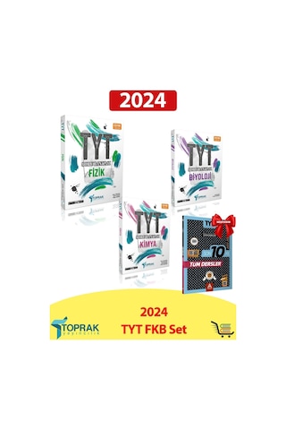 Tyt Fizik-kimya-biyoloji Soru Bankası Seti Hediyeli