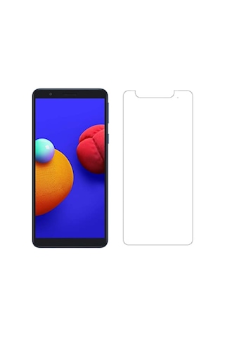 Samsung Uyumlu Galaxy M01 Core Nano Kırılmaz Cam Ekran Koruyucu Şeffaf
