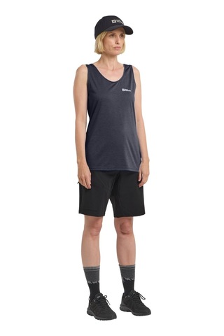 Jack Wolfskın Jack Wolfskin Crosstrail Tank Kadın Mavi Tişört 1388 Lacivert