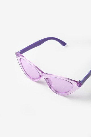 Lila Cat Eye Model Çocuk Güneş Gözlüğü Çok Renkli
