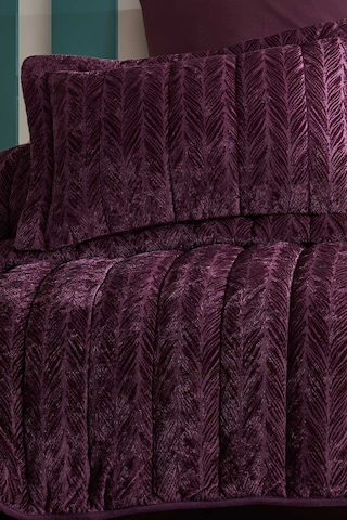 Elart Comfort Yeni Nesil Çift Kişilik Uyku Seti - 3 Parça Velvet Mürdüm (230x220)