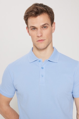 AC&Co / Altınyıldız Classics Altinyildiz Classics Erkek Açık Mavi Slim Fit Dar Kesim Polo Yaka %100 Pamuk Tişört 4A4820200001amvXL Açık Mavi - Mavi