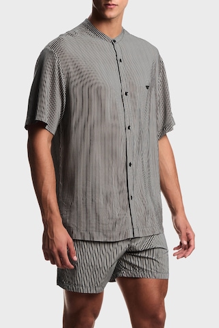 Emporio Armani Erkek Gömlek Em005144 Af20445 F1039 Siyah-bej Siyah-bej