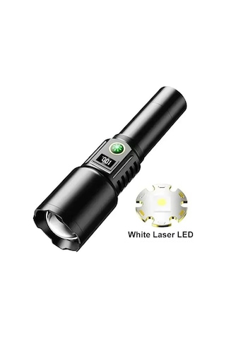 Gold Orion Alüminyum Usb Çıkışlı El Feneri Or-2208-tg Siyah