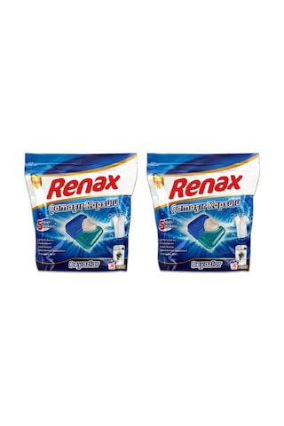 Renax Çamaşır Kapsülü 30 Yıkama Beyazlar X 2 Adet