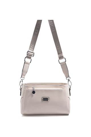 Silver Polo Sp1273 Kadın Çapraz Çanta Petek Krem-bej