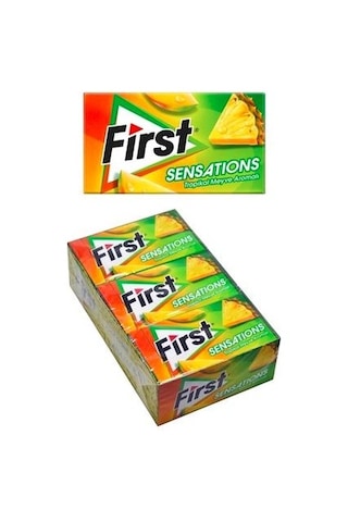 First Sensations Tropikal Meyve Aromalı Sakız 12 x 27 G