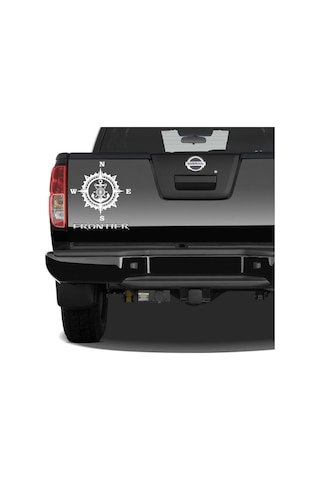 30 X 30 cm - Gemi Çapası Pusula Off Road Karavan Sticker