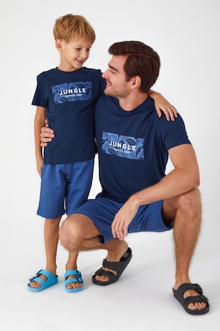 Arnetta Tropic Lacivert Erkek Bermuda Takım 001