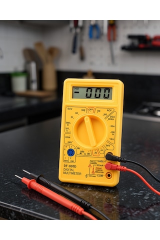 Dijital Multimetre Ac Dc Ölçüm Lcd Ekranlı Xuczzzmultimetre-6