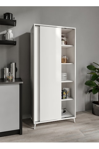 Sürgülü Çok Amaçlı Mutfak Dolabı, Erzak Dolabı, Kavanoz Dolabı