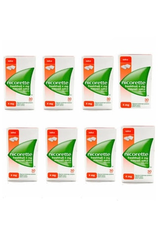Nicorette Meyveli 4 Mg Sakız 8 Kutu Nicorette Meyveli 4 Mg Sakız 8 Kutu
