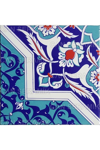 Can Seramik – 20x20 Cm. Cç-49 Kütahya Çini Karo 5' Li 1 Paket