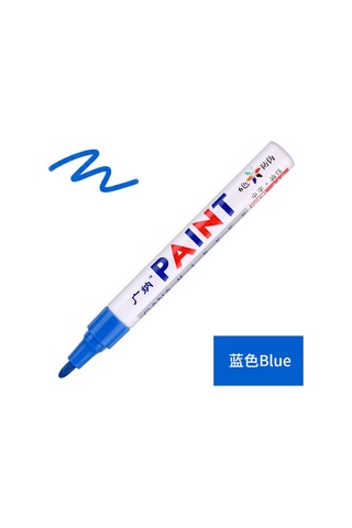 Aubyhe Mavi Ofis Kullanıma Uygun Gn-110 Boya Kalemi - Tamir, Taş, Siyah Kart, İmza, Not Ve Lastik Kalemi İşlevleriyle Pratik Ve Dayanıklı Diğer