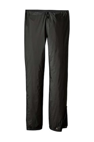 Patagonia Bayan Full Side Zip Rain Shadow Su Geçirmez Pantolon Siyah