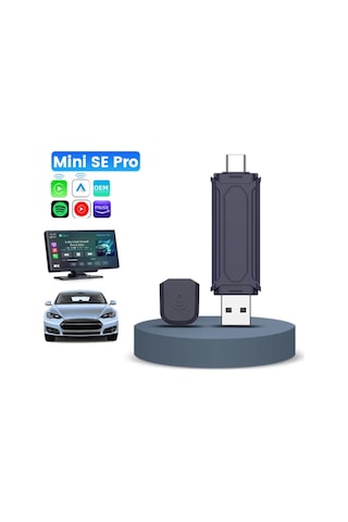 Carlinkit Mini 5 Pro Bluetooth & Wi-fi Kablosuz Carplay Çevirici