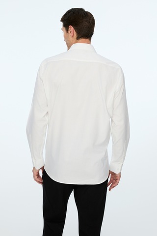 Morven Erkek Beyaz Basic Regular Fit Sert Yaka Gömlek 26mc004059600 Beyaz