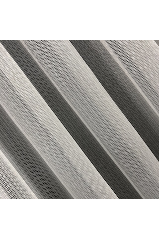 Perdefony Ince Çizgili Modern Düz Tül Perde 3 Farklı Renk Secenek