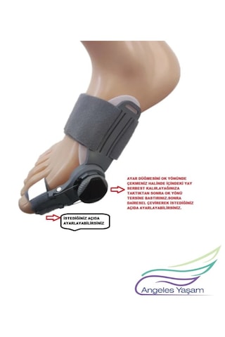Angeles Yaşam Hallux Valgus Gece Ateli Ayarlı