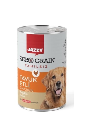 Jazzy Zero Grain Tavuklu Yetişkin Köpek Maması 380 G