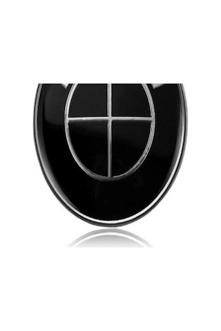 Bmw Araçlar İçin Bagaj Logosu Fullsiyah 74 MM