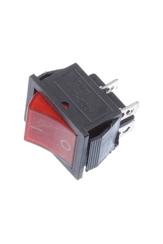 Tek-iş On Off Işıklı Anahtar Geniş Difaze 16a Elektrkli Cihaz Anahtarı