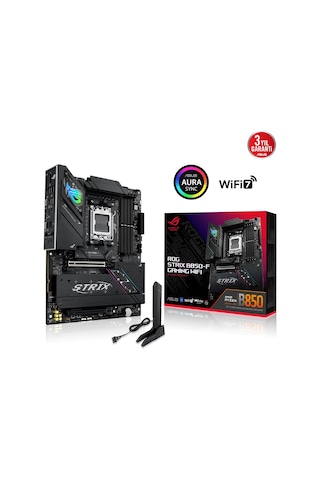 Asus Rog Strıx B850-f Gamıng Wıfı7 Neo, 4xddr5, 4x M2, Hdmı, Dp, 2xtype-c, Wi-fi 7, Bluetooth V5.4, Am5 Soket Gamıng Anakart 87416316