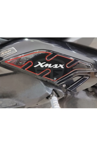 Yamaha Xmax 2014-2017 Tank-Yan Pad Set Siyah Kırmızı