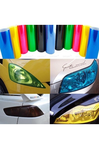 Dayanıklı Kaliteli Far Stop Filmi Folyosu Kaplama Şeffaf 1 M