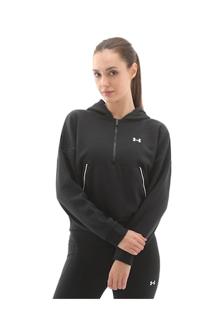 A6003707-005 Under Armour Rival Flc Piped Hz Hoodie Kadın Sweatshirt Siyah A6003707-005 SiYAH