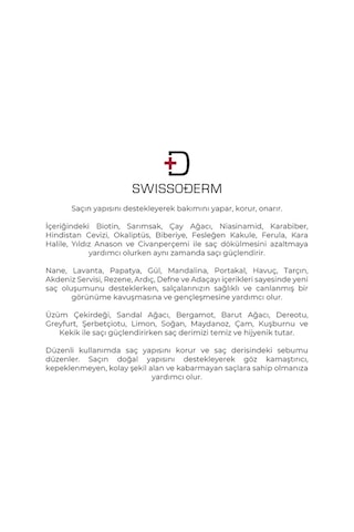 Swissoderm Dökülme Karşıtı Şampuan 300 ML