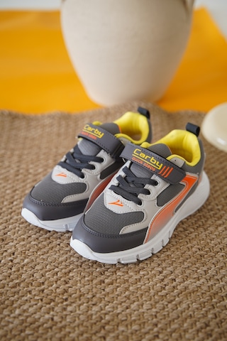 Daxtors D0132 Cırtlı Çocuk Unisex Sneaker Spor Ayakkabı Gri