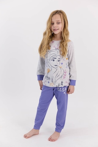 Frozen Lisanslı Elsa Karmelanj Kız Çocuk Pijama Takımı 5274-27950 Kar Melanj