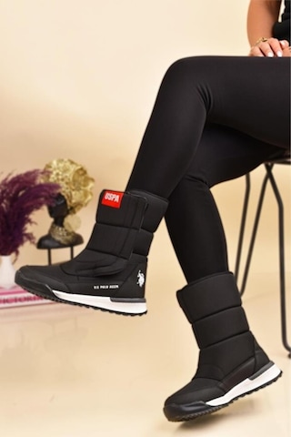 U.S. Polo Assn. U.s Polo Assn. Clark 4pr 101812631 Kadın Kar Botu Siyah 36-40 001